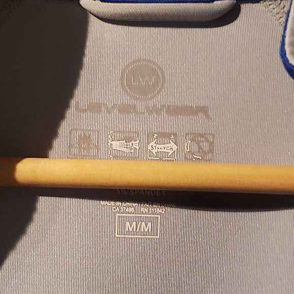 NFL Detroit Lions MOTOR CITY Deluxe Zippered Pull Over blue & silver Mint Clean - Picture 5 of 5